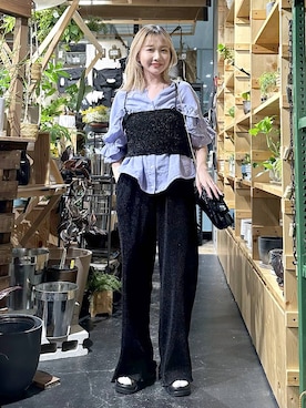「アイテム（その他トップス）」を使った、すなぎもさん（レディース・153cm・20代）の春コーディネート