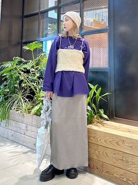 「アイテム（その他トップス）」を使った、すなぎもさん（レディース・153cm・20代）の冬コーディネート