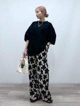 「Fishs Eddy（フィッシュエディ）のアイテム」を使った、すなぎもさん（レディース・153cm）の春コーディネート