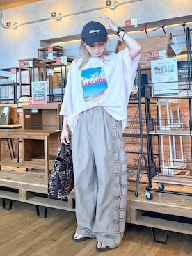 「アイテム（パンツ）」を使った、すなぎもさん（レディース・153cm・20代）の夏コーディネート