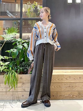 「niko and...（ニコアンド）のアイテム（その他シューズ）」を使った、すなぎもさん（レディース・153cm）の冬コーディネート