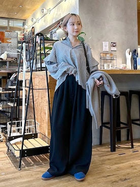 「アイテム（スニーカー）」を使った、すなぎもさん（レディース・153cm・20代）の秋コーディネート