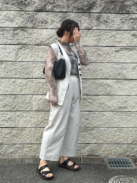 ymmtさん（骨格ストレート・レディース・157cm）の秋コーディネート
