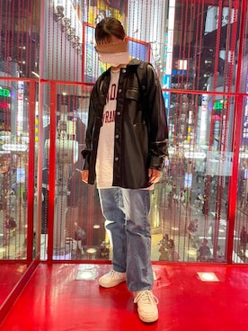 「BEN DAVIS（ベンデイビス）のアイテム」を使った、takanaさん（レディース・156cm）の秋コーディネート