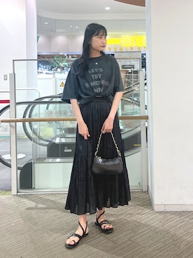 hazukiさん（レディース・163cm）の夏コーディネート