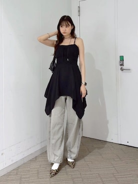 hazukiさん（レディース・163cm）の夏コーディネート