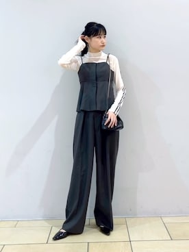 「アイテム（その他トップス）」を使った、hazukiさん（レディース・163cm・20代）の春コーディネート