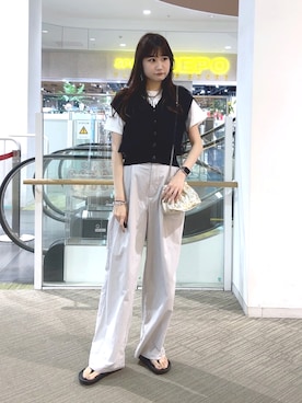 hazukiさん（レディース・163cm）の夏コーディネート