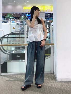 hazukiさん（レディース・163cm）の夏コーディネート