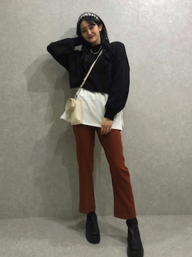 ainoさん（レディース・169cm）の秋コーディネート