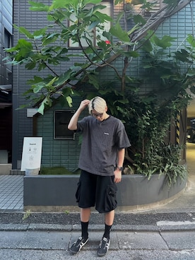 「アイテム（レッグウェア）」を使った、Ryusei  Kurokawaさん（メンズ・178cm）の夏コーディネート
