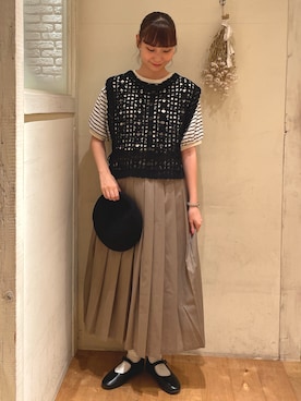 やまもとさん（レディース・161cm）の夏コーディネート