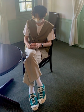 「ピスタチオ」｜まーさん（メンズ・188cm）の秋コーディネート
