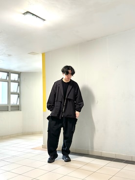 「GOOPiMADE」｜「アイテム（ジャケット/アウター）」を使った、MC Chanさん（メンズ・174cm）の春コーディネート
