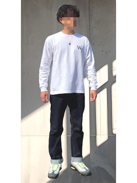 「WTAPS（ダブルタップス）のアイテム」を使った、West Goroさん（メンズ・172cm）の春コーディネート