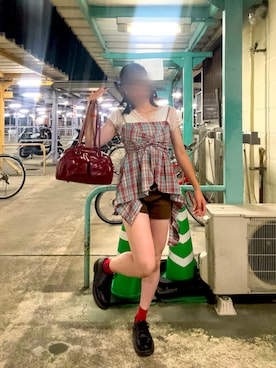 「SPINNS(スピンズ)のアイテム」を使った、knm08さん(レディース・152cm)の夏コーディネート