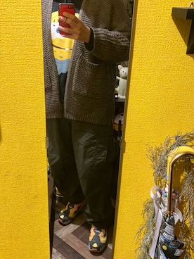 「アイテム（カーディガン/ボレロ）」を使った、papa516さん（メンズ・178cm）の冬コーディネート