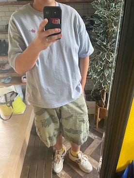 「SPOC STORE（スポックストア）の【SPOC STORE】オーバーサイズ オリジナルデザイン アソート半袖T（Tシャツ/カットソー）」を使った、papa516さん（メンズ・178cm・40代）の夏コーディネート