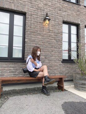 「H&M（エイチ・アンド・エム）のアイテム（ベスト）」を使った、ericaさん（レディース・156cm）の秋コーディネート
