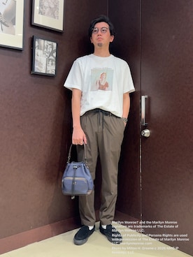 「TAKEO KIKUCHI（タケオキクチ）のアイテム」を使った、shuheiさん（メンズ・175cm）の夏コーディネート