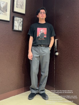 「TAKEO KIKUCHI（タケオキクチ）のアイテム」を使った、shuheiさん（メンズ・175cm）の秋コーディネート