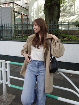 「gemeil（ジェムイル）のアイテム」を使った、mizukiさん（レディース・161cm）の春コーディネート