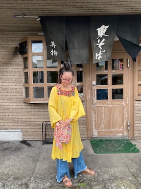 「STAR MELA（スターメラ）のアイテム」を使った、adahyanさん（レディース・159cm）の夏コーディネート