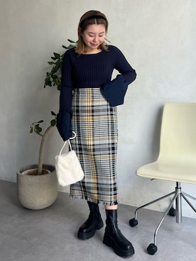 「Lattice（Lattice）のアイテム」を使った、ももぞうさん（レディース・154cm）の秋コーディネート