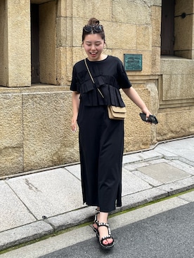 「prose verse（プロズヴェール）のアイテム（ワンピース/ドレス）」を使った、ももぞうさん（レディース・154cm）の夏コーディネート