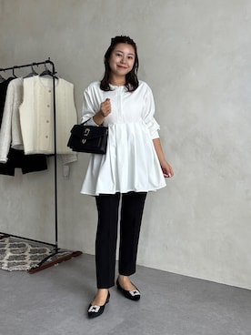 「セレモニー」｜ももぞうさん（レディース・154cm）の秋コーディネート