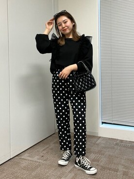 「prose verse（プロズヴェール）のアイテム（アクセサリー）」を使った、ももぞうさん（レディース・154cm）の春コーディネート