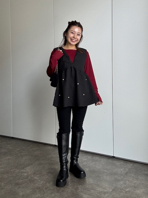 ベロアリボンポニーフック（その他ヘアアクセサリー）｜prose verse