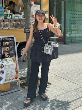 「prose verse（プロズヴェール）のアイテム」を使った、ももぞうさん（骨格ストレート・レディース・154cm）の夏コーディネート