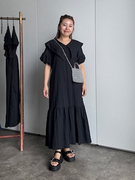 「prose verse（プロズヴェール）のアイテム」を使った、ももぞうさん（骨格ストレート・レディース・154cm）の夏コーディネート