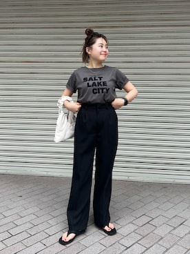 「prose verse（プロズヴェール）のアイテム」を使った、ももぞうさん（レディース・154cm）の夏コーディネート