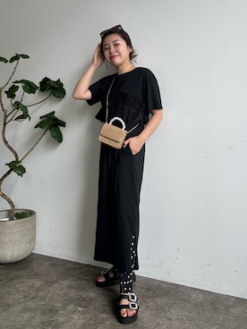 「prose verse（プロズヴェール）のアイテム（ワンピース/ドレス）」を使った、ももぞうさん（レディース・154cm）の夏コーディネート