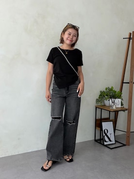 「prose verse（プロズヴェール）のアイテム」を使った、ももぞうさん（レディース・154cm）の夏コーディネート