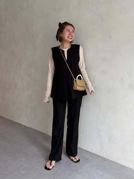 「prose verse（プロズヴェール）のアイテム」を使った、ももぞうさん（レディース・154cm）の春コーディネート