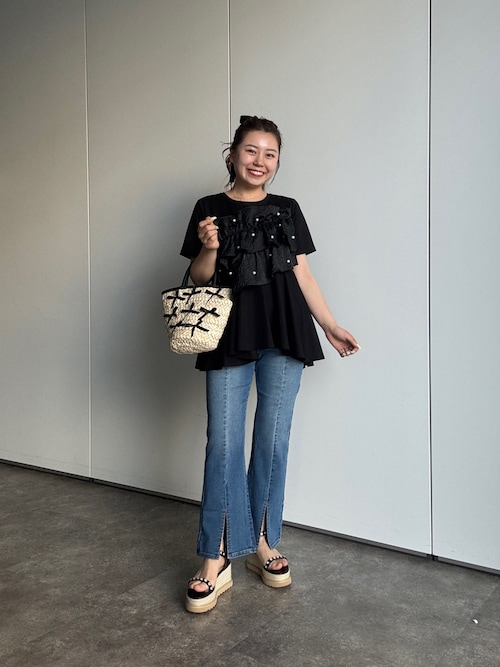 prose verse パールバルーンスリーブドッキングペプラムTシャツ prose verse tシャツ パールバルーンスリーブドッキングペプラム