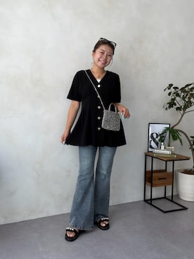 「prose verse（プロズヴェール）のアイテム」を使った、ももぞうさん（レディース・154cm）の夏コーディネート