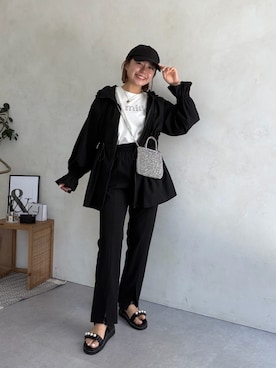 「prose verse（プロズヴェール）のアイテム」を使った、ももぞうさん（レディース・154cm）の夏コーディネート