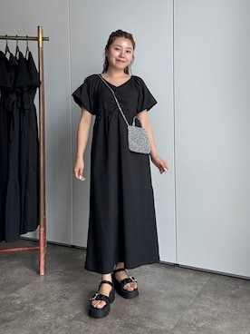 「prose verse（プロズヴェール）のアイテム（ワンピース/ドレス）」を使った、ももぞうさん（レディース・154cm）の夏コーディネート