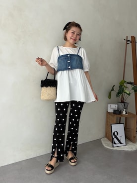 「prose verse（プロズヴェール）のアイテム」を使った、ももぞうさん（レディース・154cm）の春コーディネート