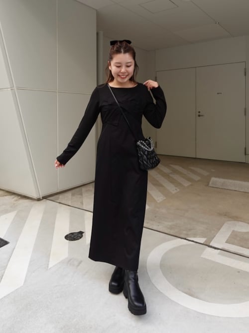 フロントリボンビスチェドッキングワンピース（ワンピース）｜prose