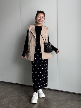 「アイテム（その他ヘアアクセサリー）」を使った、ももぞうさん（レディース・154cm）の夏コーディネート