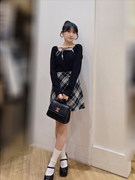 「INGNI（イング）のアイテム」を使った、0shioris2さん（レディース・151cm）の冬コーディネート