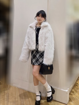 「INGNI（イング）のアイテム」を使った、0shioris2さん（レディース・151cm）の冬コーディネート