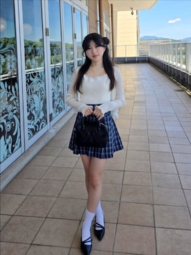 「キレイめコーデ」｜「アイテム（ハンドバッグ）」を使った、0shioris2さん（レディース・151cm）の秋コーディネート