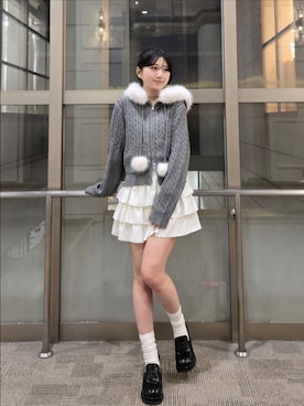 「アイテム（パーカー）」を使った、0shioris2さん（レディース・151cm）の秋コーディネート