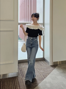 「INGNI（イング）のアイテム」を使った、0shioris2さん（レディース・151cm）の秋コーディネート